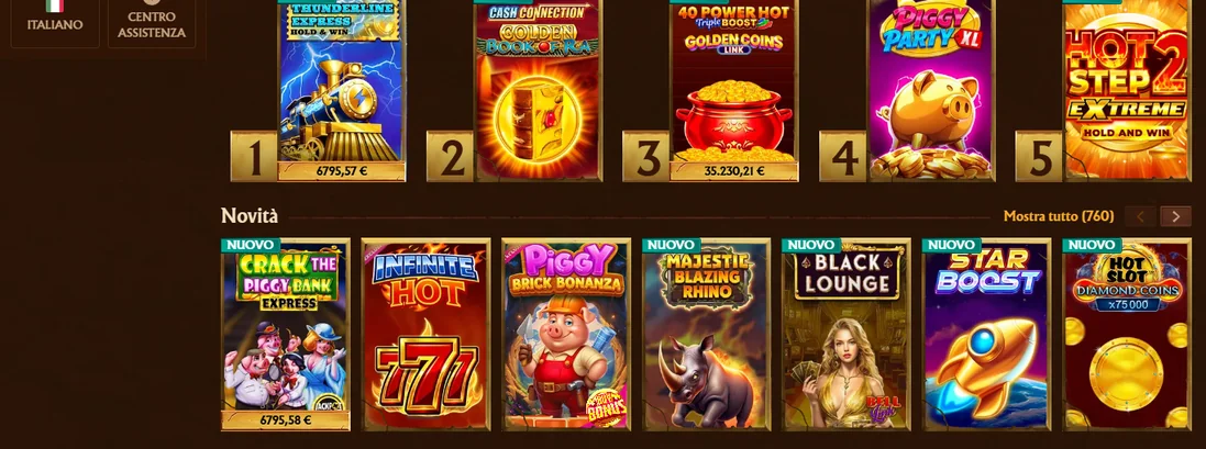 Sfoglia giochi popolari AmunRa