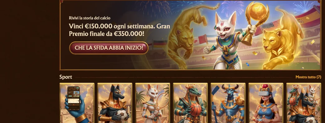Vinci premi settimanali grandi