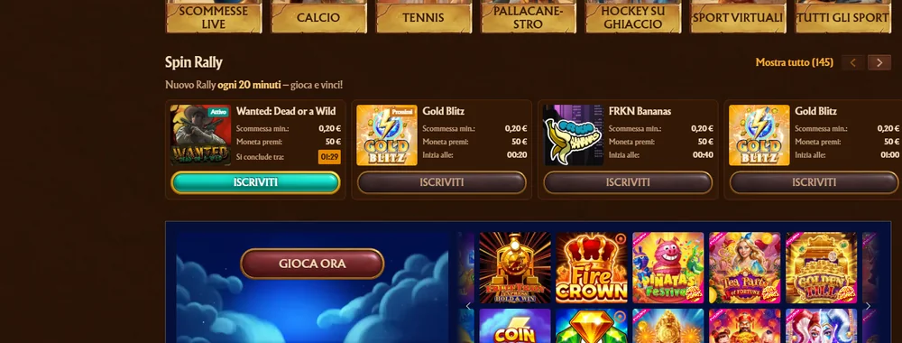 Gioca slot sportive AmunRa