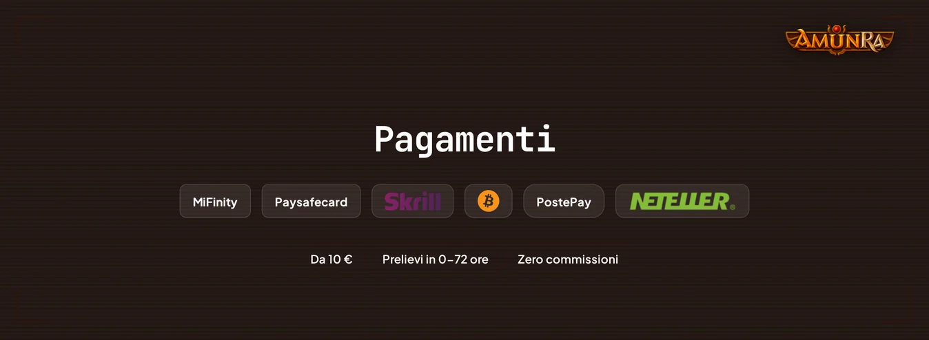 Metodi pagamento disponibili esamina